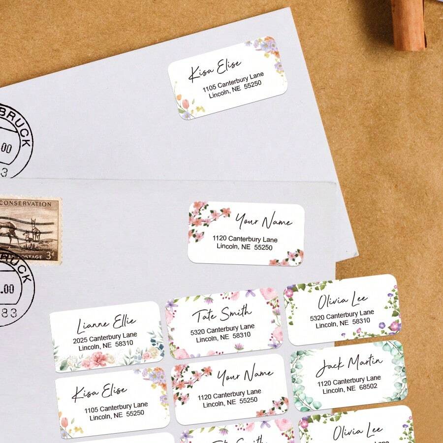 Customizable Address Label StickersPerfect For Mailing, Return