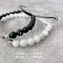 Custom Code Bracelet - Beaded Music QR Code Jewelry - Scan To Play Song - Unique Gift For Music Lover - Personalized Text Bracelet - Multicolor - View 6