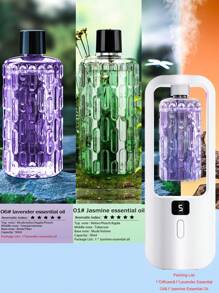 Home Fragrance Aroma Diffuser Scent Machine Bathroom Fresh Air Freshener Toilet Scent Diffuser Lavender Jasmine Gardenia Aromatherapy & Essential Oil Electric Diffusers Best Essential Oil & Aroma Diffuser Scented Oil Diffusers - Automatic Rechargeable Aromatherapy Machine 1 Machine 2 Bottles Of 50ml Essential Oil - View 17