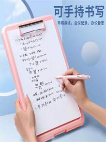 A4 Plastic Folder With Low Profile Nursing Foldable For Office Work, 9.5 X 13.5 Inches - Clear - View 7