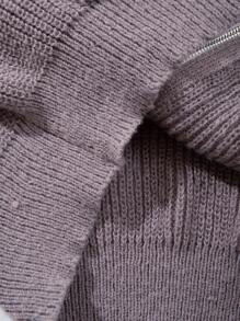 Unisex Loose Casual Sports Style College Crew Neck Zip-Up Hoodie Cardigan Sweater Jacket, Autumn/Winter