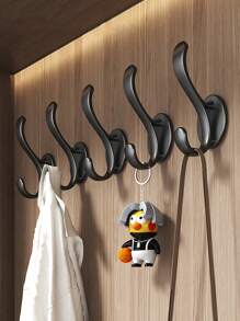 Giá treo áo choàng và khăn tắm 3/5 chiếc - Móc treo chắc chắn, chịu lực cho phòng tắm, phòng ngủ, lối vào - Dễ dàng lắp đặt, lưu trữ treo tường hiện đại cho áo khoác, quần áo, mũ, khăn quàng cổ và túi xách - Nhiều màu - Xem 18