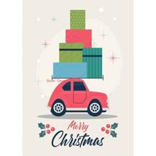 1 tấm áp phích ông già Noel vui vẻ ngày lễ vui vẻ tranh in trên vải nghệ thuật treo tường hiện đại hình ảnh quà tặng trẻ em phòng khách trang trí nhà không có khung - Nhiều màu - Xem 19