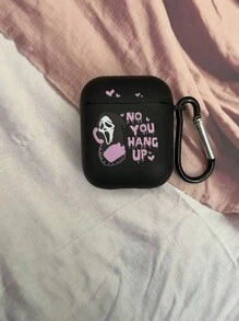 1 件趣味恶魔哑光黑色保护壳适用于 Apple AirPods 蓝牙耳机，防摔 - 彩色 - 查看 4