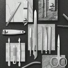 Bộ cắt móng tay, Bộ làm móng tay bằng thép không gỉ độ chính xác cao Bộ dụng cụ cắt móng chân, Bộ cắt móng tay và móng chân, Dũa móng tay Kéo cắt móng tay sắc và Bộ dụng cụ làm móng tay và móng chân cầm tay, Bộ dụng cụ chải chuốt khi đi du lịch hoặc ở nhà, Quà tặng hoàn hảo cho phụ nữ và nam giới Ý tưởng quà tặng cho phụ nữ, nam giới, trẻ em gái, thanh thiếu niên, màu be - Nhiều màu - Xem 2