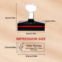 Sello de dirección personalizable: Diseño floral personalizado con su nombre y dirección - Elegante y duradero para invitaciones de boda, correo personal y papelería comercial - Sello de goma personalizado para regalos de inauguración de la casa, regalos ideales para él, regalos ideales, para aniversarios, para el Día de los Enamorados, para el Día de la Madre, para cumpleaños, para el Día del Padre, para graduación, para bodas, para inauguración de la casa