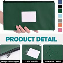 7 Pack Money Bags With Zipper For Cash, Bank Deposit Bags With Zipper, Cash Bags With Zipper, Money Pouches For Cash With Zipper, Cash Register Bag, Money Pouch. - 7 Colors - View 3
