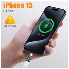 2 件 Lightning 转 USB-C 适配器兼容 Apple Iphone 15 Pro Max Plus、小米充电线（仅充电！），不支持数据/音频传输和 Type-C 转 USB 3.0 适配器可充电和传输数据兼容笔记本电脑、台式电脑和其他设备。 - 彩色 - 查看 2