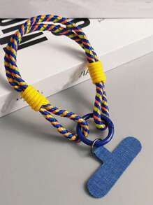 1 dây đeo cổ tay bằng nylon sáng bóng cho điện thoại, dây treo điện thoại chống mất - Nhiều màu - Xem 2