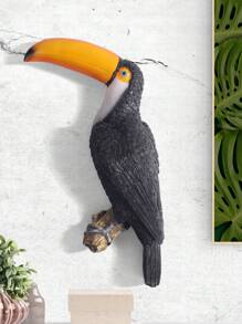 1 mô hình chim mỏ sừng sống động như thật, đồ trang trí treo sân vườn, thích hợp làm quà tặng mang lại may mắn, trang trí phòng, đồ trang trí Giáng sinh, trang trí phòng ngủ - Nhiều màu - Xem 3