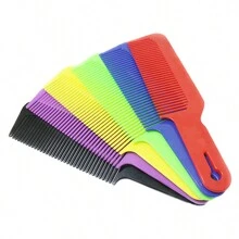 1pc Barber Combs, 8.6 Inch Clipper Combs Flat Top Clipper Combs Barber Blending Comb Heat Resistant Hair Cutting Combs For Clipper-Cuts And Flattops - Multicolor - View 6