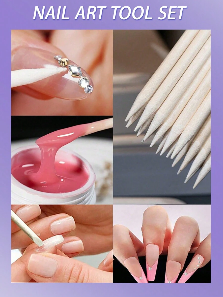 Nail Bar For Pushing Cuticles And Nail Cleaning, Suitable For Nail
