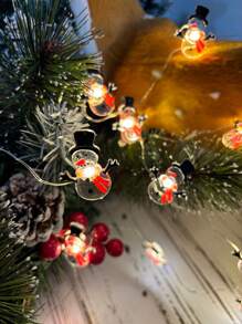 1pc 2/3M 20/30LED Trắng ấm Giáng sinh Khăn choàng đôi Người tuyết dễ thương Dây đồng Đèn LED Dây, Đèn trang trí ngày Giáng sinh, Người tuyết dễ thương Dây đèn nhỏ, Đèn dây đồng gấp linh hoạt, Thích hợp để trang trí nhiều vật dụng khác nhau, Thích hợp để trang trí Giáng sinh, Tiệc tùng, Trang trí đồ nội thất, Trang trí cây thông Noel, Thêm không khí lễ hội của bạn, Trang trí phòng Trang trí Giáng sinh Đèn Giáng sinh Trang trí phòng ngủ Trang trí nhà Trang trí tiệc Lễ hội ngày lễ Quà tặng Giáng sinh Lễ tạ ơn Trang trí cây thông Noel Đồ trang trí - ánh sáng trắng ấm áp - Xem 6