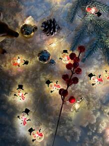 1pc 2/3M 20/30LED Trắng ấm Giáng sinh Khăn choàng đôi Người tuyết dễ thương Dây đồng Đèn LED Dây, Đèn trang trí ngày Giáng sinh, Người tuyết dễ thương Dây đèn nhỏ, Đèn dây đồng gấp linh hoạt, Thích hợp để trang trí nhiều vật dụng khác nhau, Thích hợp để trang trí Giáng sinh, Tiệc tùng, Trang trí đồ nội thất, Trang trí cây thông Noel, Thêm không khí lễ hội của bạn, Trang trí phòng Trang trí Giáng sinh Đèn Giáng sinh Trang trí phòng ngủ Trang trí nhà Trang trí tiệc Lễ hội ngày lễ Quà tặng Giáng sinh Lễ tạ ơn Trang trí cây thông Noel Đồ trang trí - ánh sáng trắng ấm áp - Xem 8