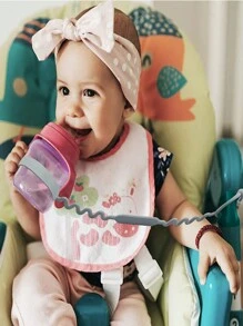 3 件/套婴儿玩具硅胶奶嘴夹、可调节弹性杯架，适用于婴儿推车、高脚椅、婴儿床、摇篮、购物车、汽车座椅、包包，可作为万圣节、感恩节、圣诞节婴儿礼物 - 彩色 - 查看 7