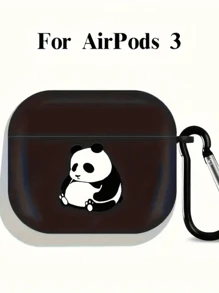 Apple Cute Panda Earphone Case Compatible With Iphone Earphone, AirPods 1/2 Earphone Protective Case,New Wireless Earphone Protective Case Compatible With Airpods 3/Pro/Pro2 Earphone Protective Case, Gift For Boyfriend/Girlfriend