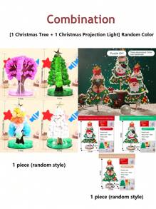 1pc Christmas Magic Tree-Pink, Stress Relief Toy