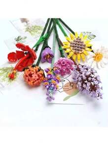 Bouquets Of Eternal Flowers To Assemble Flowers Compatible - 白色 - 查看 4