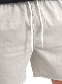 Shorts Masculino Plus Size Linho Confort Curto Moda Mauricinho Premium Basico Casual Qualidade