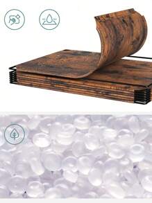 SONGMICS 16-Cube Storage Unit, Shoe Rack, DIY Shelving System, Stackable Cubes, PP Plastic Shelf, Wardrobe, Closet Divider, For Bedroom, Office, 31 X 123 X 123 Cm, Vintage Brown - Chocolate Brown - View 6