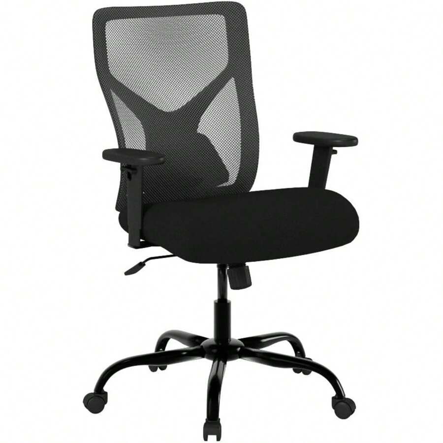 Big And Tall Office Chair Mesh Ergonomic Office Chair Swivel Computer