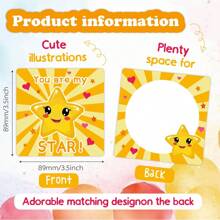 60pcs Lunch Box Notes For Students Cute Motivational And Inspirational Thinking Of You Cards For Boy's And Girl's Lunchbox - Multicolor - View 5