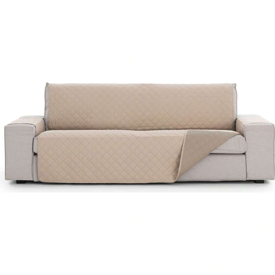 Ecommerc3 | 4 座沙發套（多種顏色） - 絎縫布藝沙發套 - 透氣超柔軟布料，具有防磨損保護 - 防滑設計，帶鬆緊帶 - 免費送貨 ✅ 24/48 小時送貨到西班牙（半島）