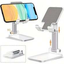 1 Giá đỡ điện thoại và máy tính bảng để bàn đa năng - Có thể điều chỉnh, có thể gập lại, có tay cầm chắc chắn - Tương thích với iPhone, iPad, tất cả máy tính bảng - Hoàn hảo cho công việc và giải trí, tiết kiệm không gian, bền bỉ - Nhiều màu - Xem 1