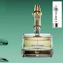 زجاجات عطر محمولة من الألومنيوم سعة 5-10 مل - ملء من الأسفل، رذاذ فراغي، اكسسوارات سفر، قابلة لإعادة التعبئة، رذاذ لحاويات السوائل، ديكور المنزل والحمام، ديكور الخريف، عودة إلى المدرسة