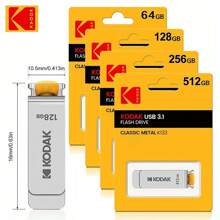 KODAK USB Flash Drive 512GB 256GB 128GB 64GB K133 Mini Metal Pendrive USB3.1 High Speed Memory Stick Unidad Flash For Laptop PC - Silver - View 11