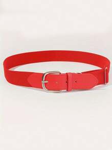 1pc Baseball Waist Belt, Student Elastic Waistband Belt, Outdoor Sports Baseball Belt, Beach Essentials, Swimming Games