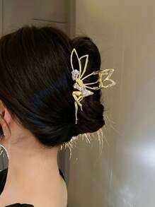 1 件优质天使金属发夹，大爪发饰，时尚 - 彩色 - 查看 4