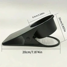 1pc Water Cup Storage Clip, Desk Side Stationery Organizer Storage Holder, Available In Black And White, Suitable For Cups, Water Bottle And Mobile Phones Back To School