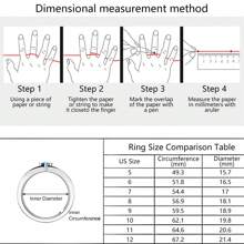 Personalized Copper Heart-Shaped Photo Ring - Customized Engraving, Romantic Couple Gift For Christmas/Thanksgiving - Silver - View 7