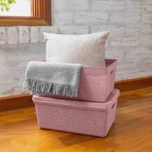 Storage And Organizer Bins - 淺粉色 - 查看 9