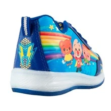 Sports Tennis Shoes For Kids Clown Plin Plin With Colored LED Lights 805-AR - 藍色 - 查看 6