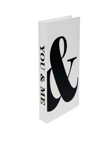 Bộ sách tiếng Anh giả phong cách Bắc Âu 2 chiếc/1 chiếc có thể gập lại Mô hình sách trang trí hiện đại Phụ kiện để bàn sáng tạo Giá sách phòng khách Trang trí sách mô phỏng Màu đen trắng Phong cách lạnh - Nhiều màu - Xem 6