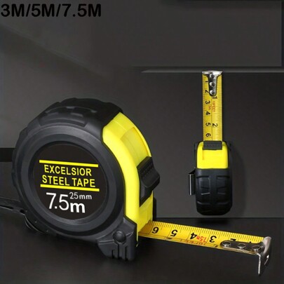 1pc 9/16/25 FT Tape Measure Retractable Measuring Home Tape Measure Easy Read Measuring Tape Bulk Set For Engineer Contractors, Autowind And Lock