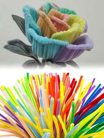 1 件 DIY 婚礼花束扭棒手工材料套件，用于制作新娘花束、婚礼装饰、家居装饰、房间装饰派对礼物新娘