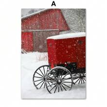 1 件帆布画北欧海报快乐咖啡滑雪缆车松树卡车墙壁艺术图像印刷客厅家居装饰印刷品无框架 - 彩色 - 查看 42