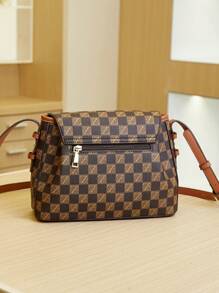 Túi xách tay nữ hàng hiệu cao cấp mới về, Túi đeo vai thời trang có sức chứa lớn để đi làm - Cà phê nâu - Xem 6