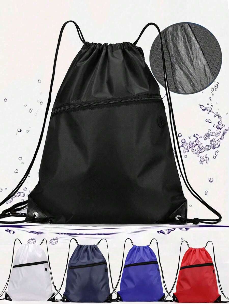 Large Capacity Waterproof Drawstring Backpack, Wet And Dry Separation Design - Lightweight Waterproof Drawstring Backpack - Quick-Drying Multi-Function Waterproof Daily Backpack, Large Capacity, Suitable For Hiking And Sports - Comfortable And Portable Design, Suitable For Outdoor Adventure - Multicolor - View 1