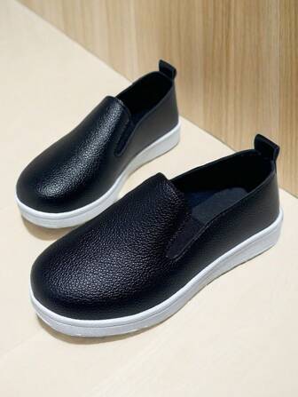 Cute Loafers Slip-On Flat Shoes - Lightweight, Non-Slip, Comfortable Walking Shoes With Elastic Band, Suitable For Boys, Fit For All Seasons