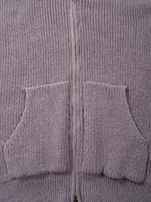 Unisex Loose Casual Sports Style College Crew Neck Zip-Up Hoodie Cardigan Sweater Jacket, Autumn/Winter