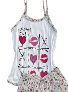 SHOTS DOLL PAJAMA WITH LOLA STRAPS MULTICOLOR VARIED - Nhiều màu - Xem 5