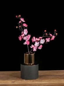 Bộ 3 cành hoa anh đào nhân tạo, cành hoa mận giả, đồ trang trí nhà cửa, hoa cưới, trang trí bàn nhà mùa xuân và mùa hè, trang trí đám cưới, trang trí phòng thẩm mỹ, trang trí nhà cửa - Hồng - Xem 6
