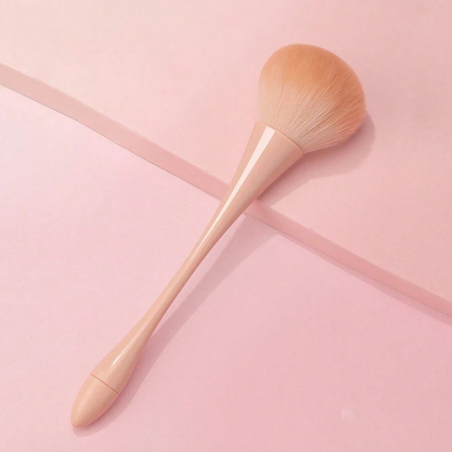 1 chiếc cọ má hồng Hourglass Powder Blush Brush, Bộ cọ trang điểm cho hộp phấn trang điểm, kích thước đầy đủ - Hồng - Xem 1