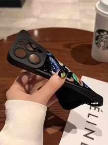 彩色星球印花手机壳兼容 iPhone 16/16 Pro Max、iPhone 15 XR/7/8、iPhone 15 Pro Max、iPhone 12 Pro Max/13 Pro Max/14 Pro Max、iPhone 13/14/11/12P/14P、11P、12P，还兼容三星 Galaxy A12 A14、A23、A33、A72、A52 S22、S23FE、S23 Ultra、S22 Ultra、S24 S24 Ultra 5G、Redmi 11、Redmi Note 12 Redmi 13 Lite、Redmi 手机壳 - 黑色 - 查看 6
