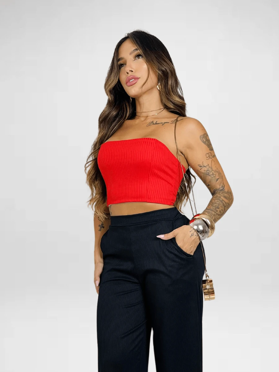 Women Tops - Đỏ - Xem 1