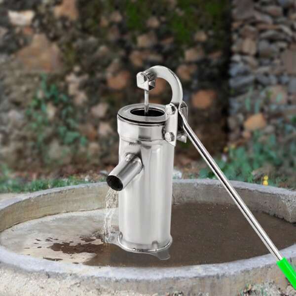 kangten Bomba de mano de 8M, bomba de agua, bomba de mano, bomba de jardín de 32mm